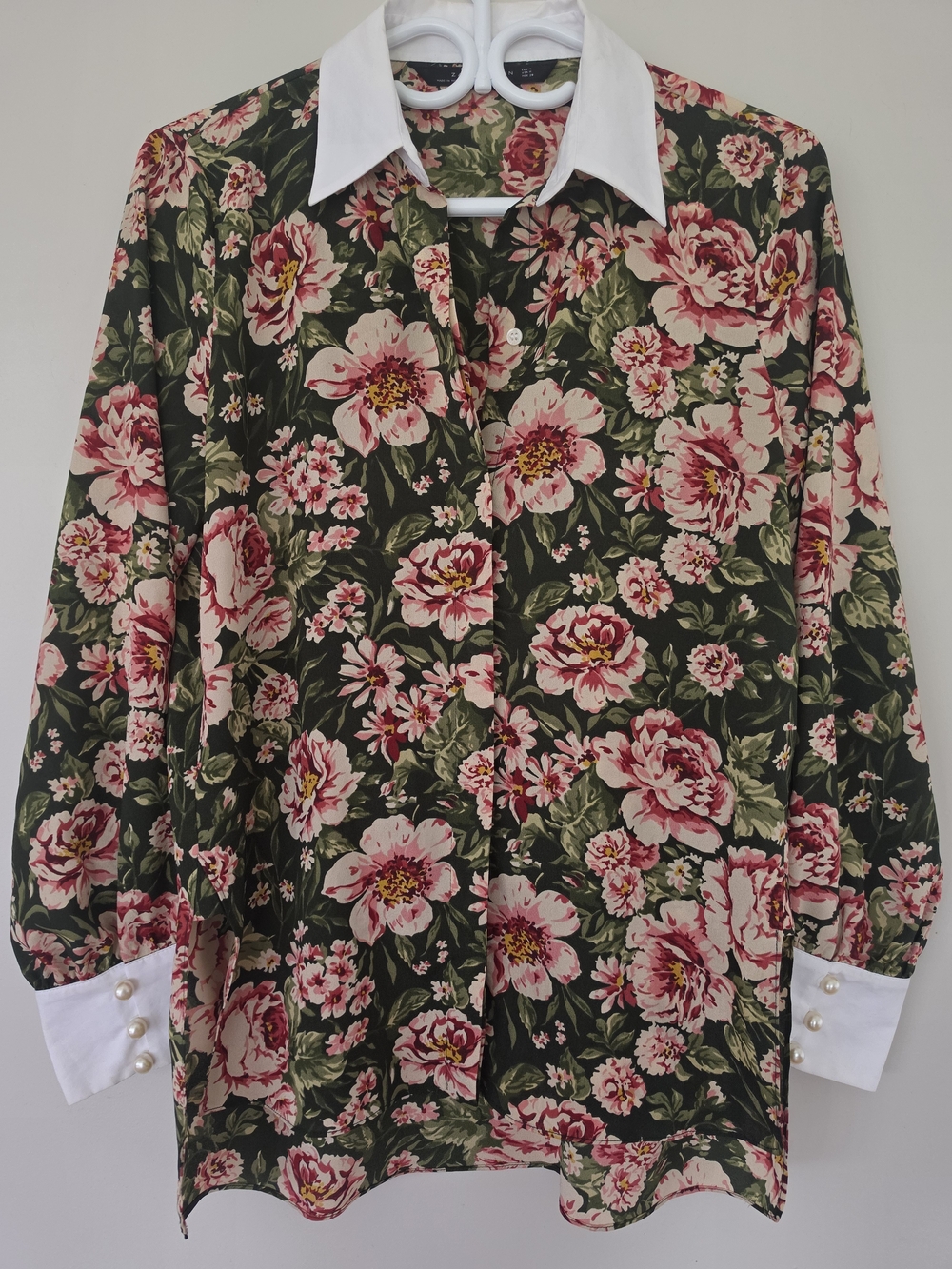 Zara Blouse Tunic Floral Print Women's Medium. 😍 Garden Party !